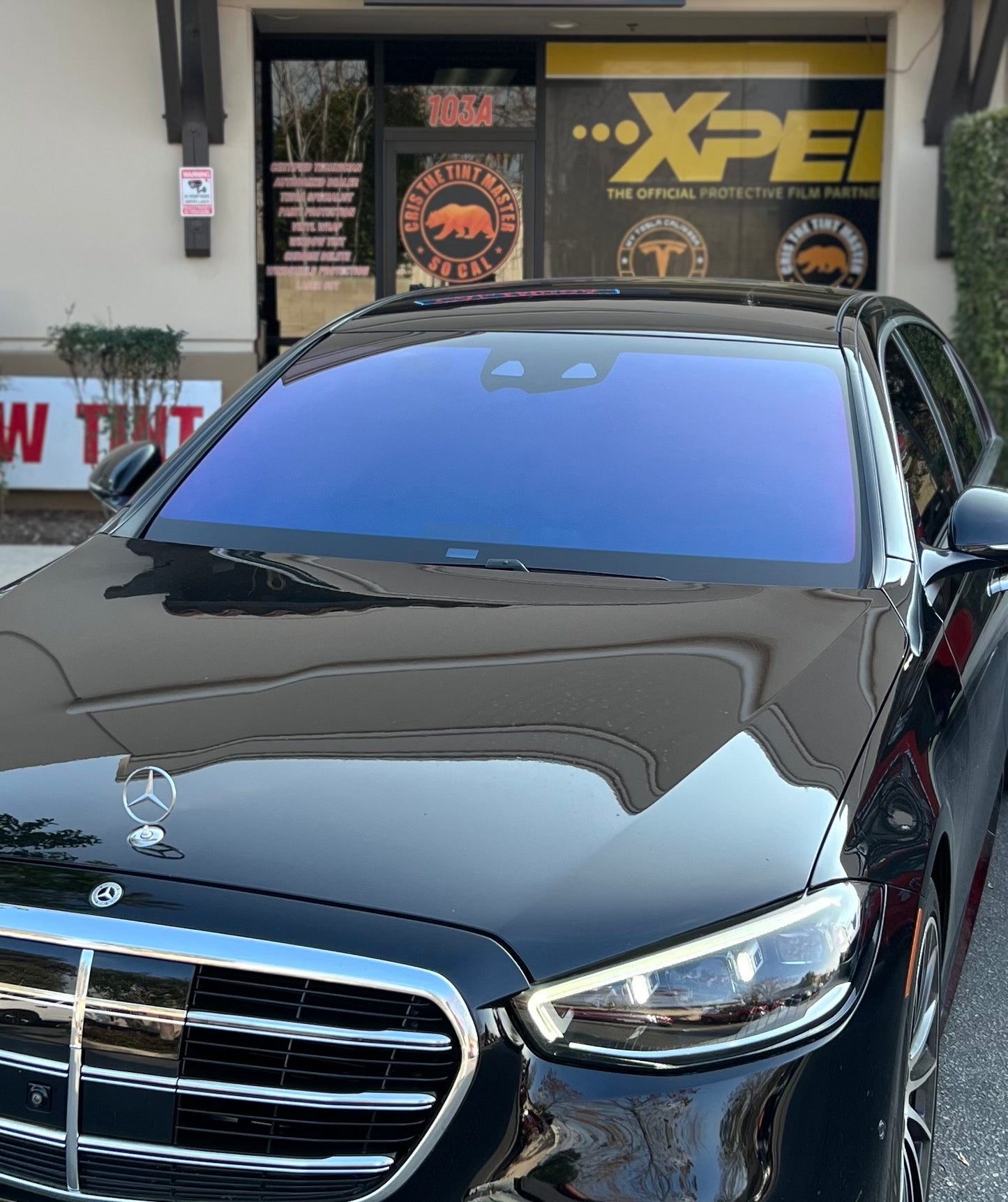 "Chameleon Windshield Tint β Sedans Only"