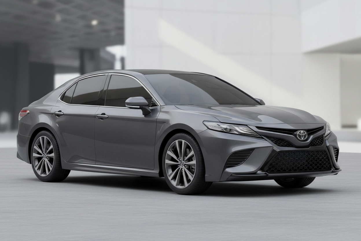 new body style toyota camry with dark windows