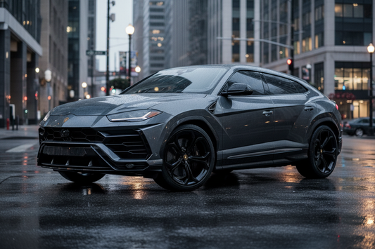 lambo urus with dark windows 