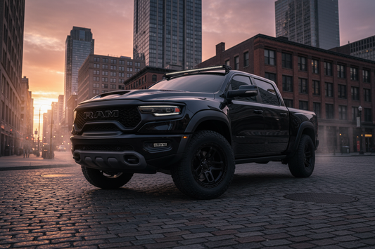 trx truck with dark windows